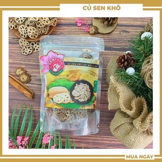 Củ sen khô Đồng Tháp loại 1 thượng hạng Senfarm bịch 150g