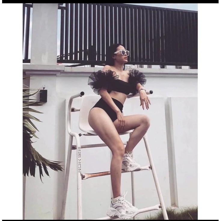 Bikini đồ bơi đi biển 2 mảnh tay nơ, bèo dễ thương VATIXA BKN58 | BigBuy360 - bigbuy360.vn