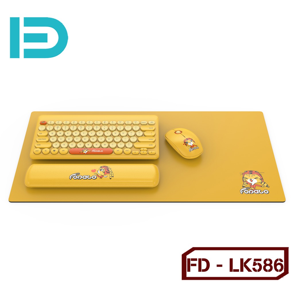 Combo Phím + Chuột + Pad + Tay Đệm FD LK586