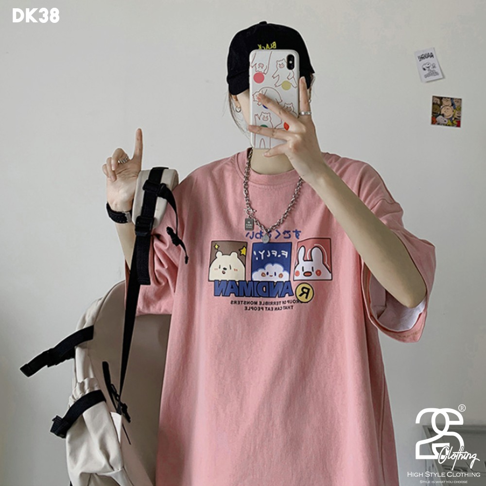 Áo Thun Unisex 2S Clothing - DK38 Form Rộng Tay Lỡ, Áo Phông Nam Nữ Freesize | BigBuy360 - bigbuy360.vn