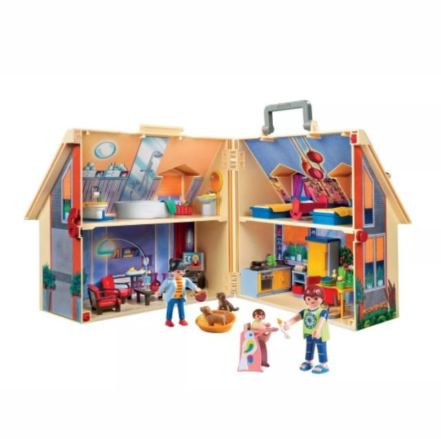 Nhà búp bê playmobil di động cho bé