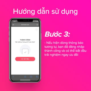 Toàn quốc [E-voucher] Gói Tinder Plus 1 tuần