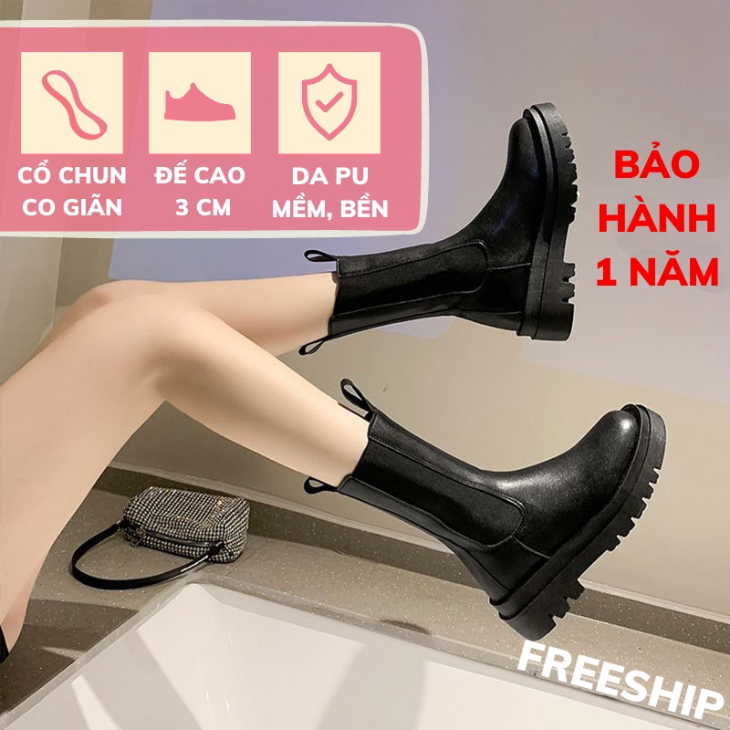 Giày Bốt Nữ, Giày Boot Nữ Cổ Cao Martin Chất Da Mềm Mẫu Mới Sun.z - Gia Dụng Thông Minh | BigBuy360 - bigbuy360.vn