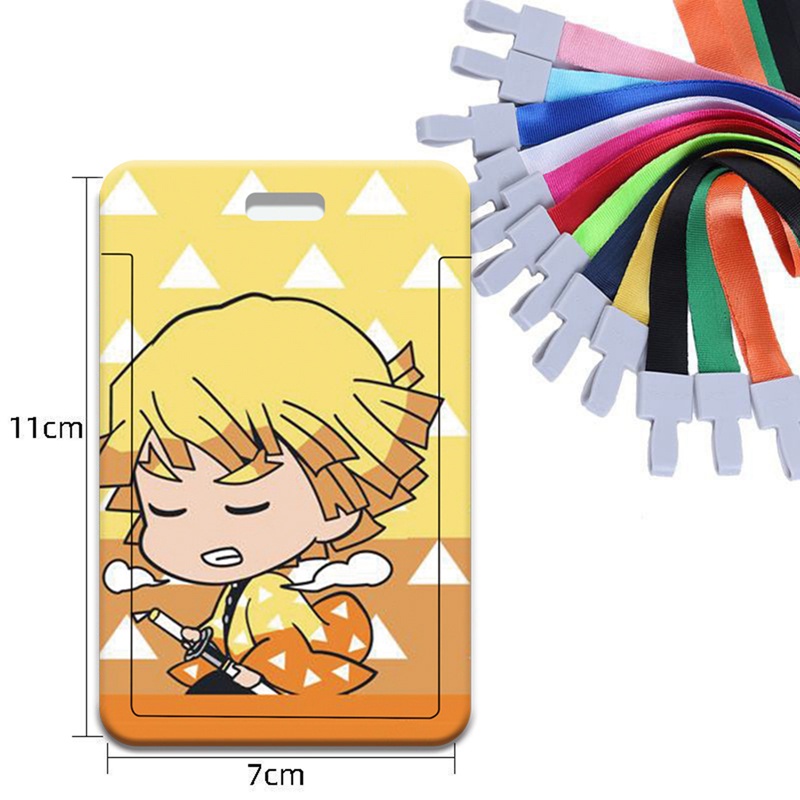 Ốp Điện Thoại Có Dây Đeo Cổ In Hình Anime Demon Slayer Cho Học Sinh