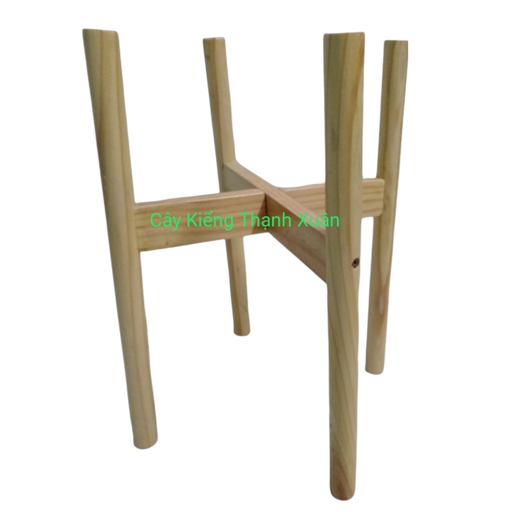 Kệ Đôn Gỗ Để Chậu Cây-Giá Đỡ Chậu Hoa Kích Thước Lọt Lòng 26cm