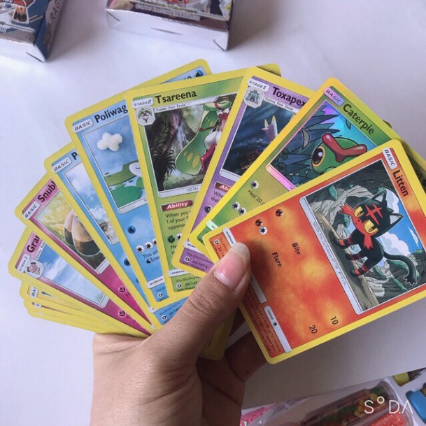 Sỉ 10 hộp bài p0kem0n và magic yugi oh hộp giấy