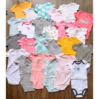 Set 3 body chip cộc tay hàng xuất dư cho bé từ 0-36m