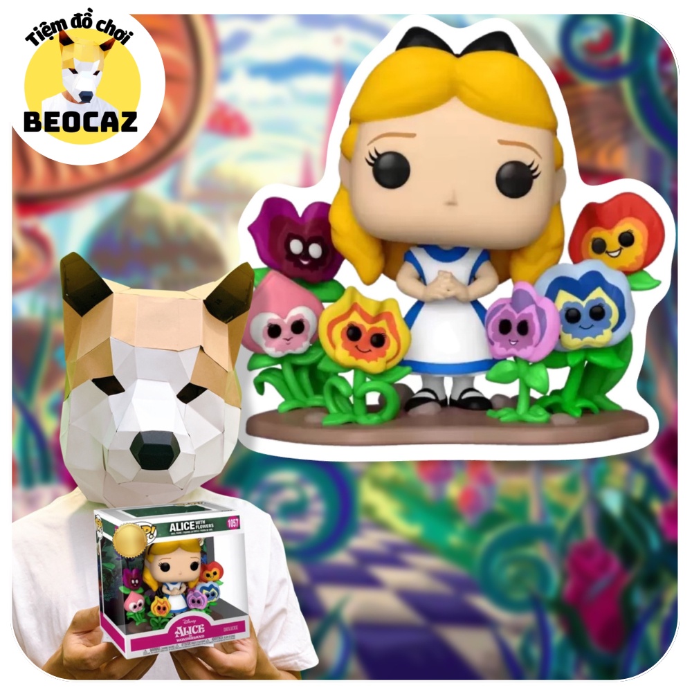 Mô hình Funko Pop Disney Alice ở xứ sở thần tiên Alice in Wonderland dễ thương Chính Hãng Tiệm Đồ chơi Beocaz quà tặng
