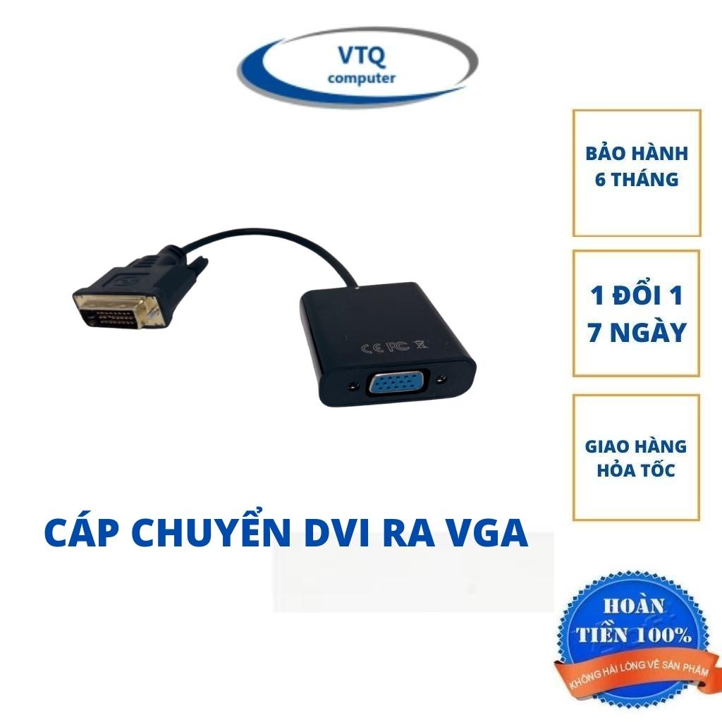 Cáp chuyển DVI qua VGA giá rẻ  Cáp chuyển dvi to vga 24+1 ĐẢM BẢO CHẤT LƯỢNG