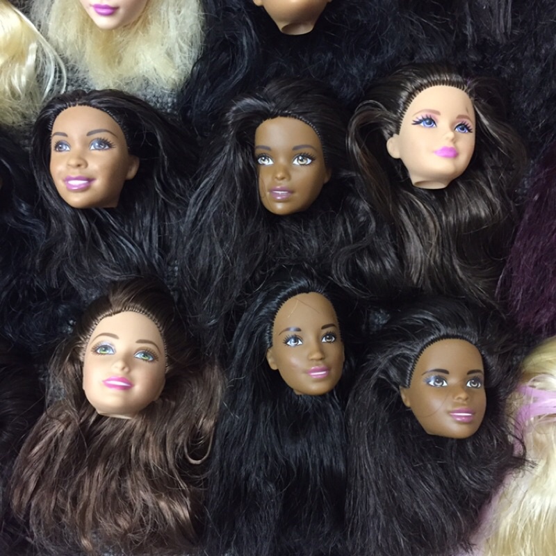 B9-Head đầu búp bê barbie