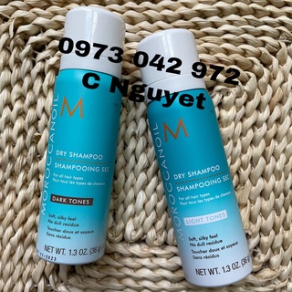 🌼Chính hãng 🌺  Dầu gội khô Dry Shampoo Moroccanoil ( tông tối và tông sáng) ( New 2021 ) 62ml