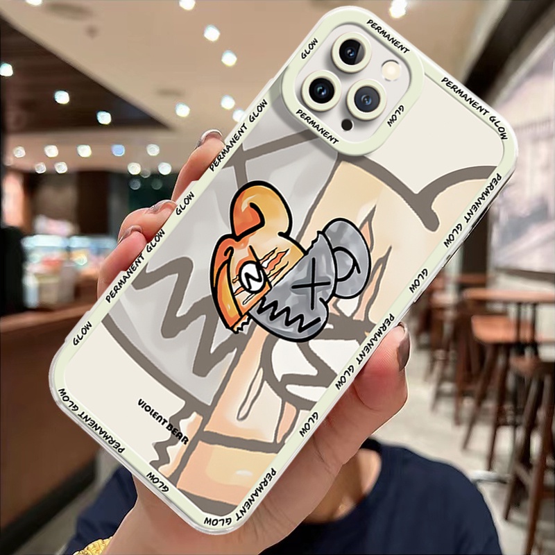 Ốp Điện Thoại Silicon TPU Mềm Trong Suốt Chống Sốc Thời Trang Cho iPhone 14 13 12 11 Pro XS Max X XR 8 7 6 6S 14 Plus