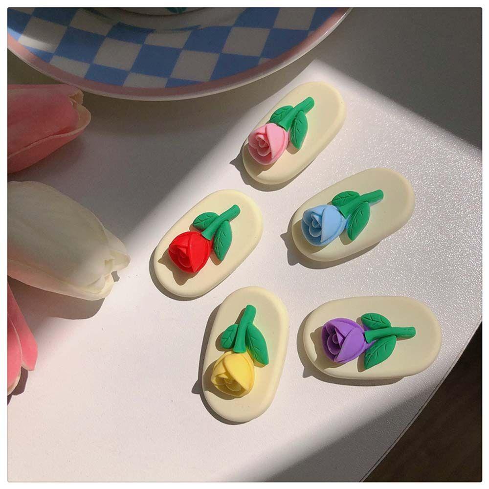 Kẹp Tóc Hình Hoa Tulip Ngọt Ngào Dễ Thương