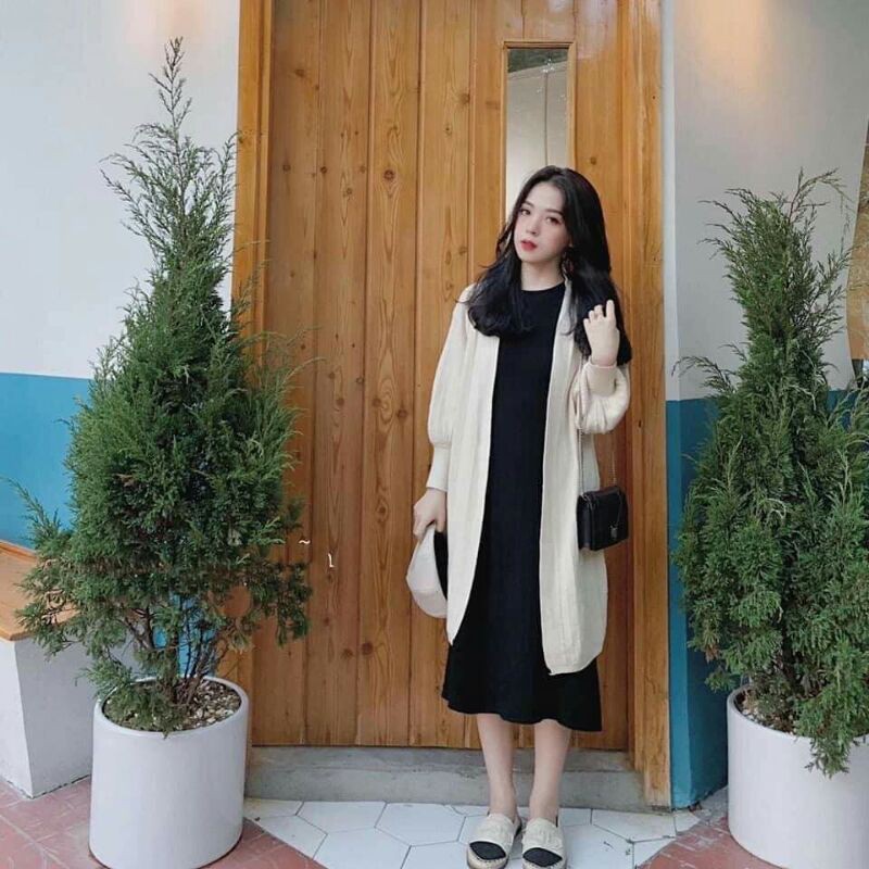 thùy linh sét 08+áo cadigan