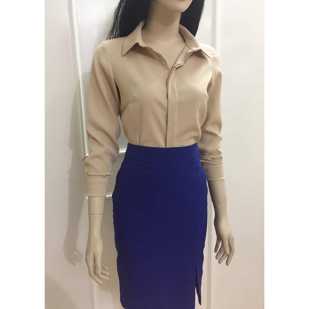 Áo Sơ Mi nữ Công Sở 💖𝑭𝒓𝒆𝒆𝒔𝒉𝒊𝒑💖 Áo Nữ Dài Tay Cổ Đức Nhiều Màu | BigBuy360 - bigbuy360.vn