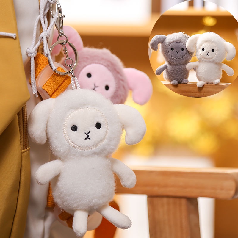 Móc Khóa Hình Thú Nhồi Bông 10Cm Dễ Thương one