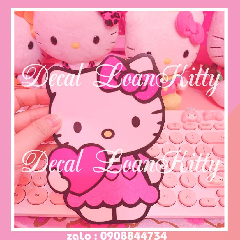 🌸LoanKitty🌸10hìnhHello kitty Decal dán tường, tranh dán tường, tranh trang trí decor phòng | WebRaoVat - webraovat.net.vn