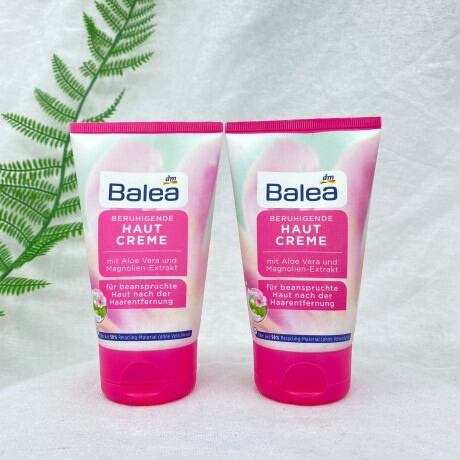 Kem tẩy lông và kem dưỡng sau wax làm dịu da Balea, tẩy lông và ức chế mọc lông Balea