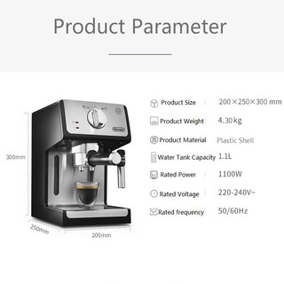 Máy pha cà phê Espresso, thương hiệu cao cấp Delonghi ECP35.31 - Hàng Chính Hãng (Bảo hành 12 tháng)
