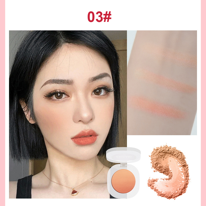 (Hàng Mới Về) Bảng Phấn Má Hồng 3 Màu Gradient Tự Nhiên Lâu Trôi Không Thấm Nước Guicami | BigBuy360 - bigbuy360.vn
