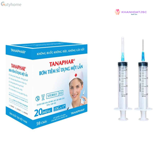 Bơm tiêm sử dụng 1 lần Tanaphar size lớn