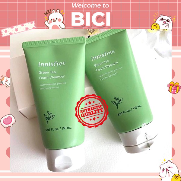 Sữa Rửa Mặt Innisfree Green Tea Foam Cleanser 150ml