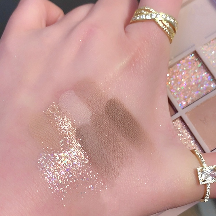 Bảng Phấn Mắt Misslara 10 Màu Tông Sữa Hạt Dẻ/Màu Sâm Panh/Hoàng Hôn Tông Màu Sâm Panh