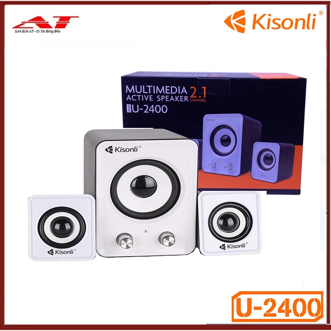 Loa máy tính 2.1 Kisonli U-2400 Âm thanh cực hay