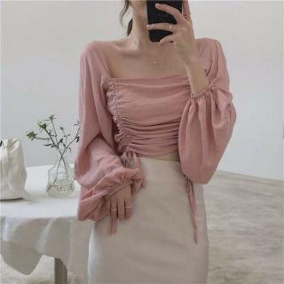 ÁO CROPTOP RÚT BỤNG HAI BÊN