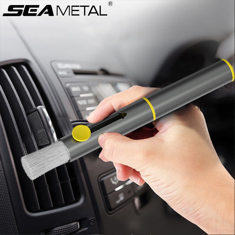 Bàn Chải Vệ Sinh Đa Năng Bằng Kim Loại Cho Xe Ô Tô