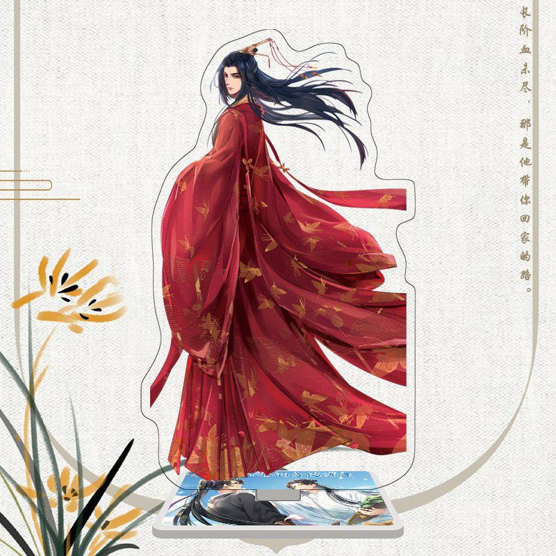 SẴN-STANDEE Husky và Sư tôn mèo trắng của hắn MÔ HÌNH NHÂN VẬT