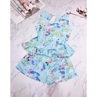 BỘ ĐÙI MẶC NHÀ LANH LỤA ( MẪU VIỀN REN)