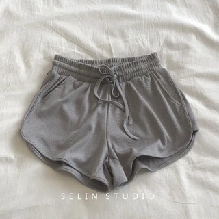 Quần Short Thể Thao Lưng Cao Plus Size Cho Nữ