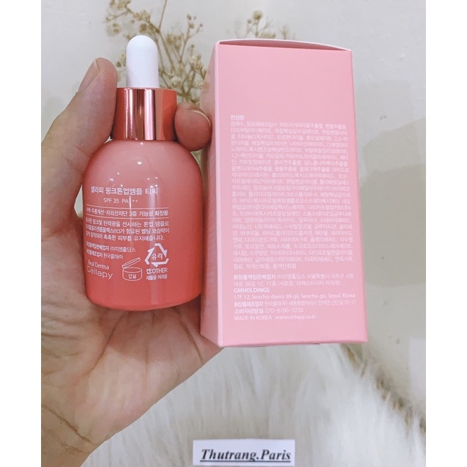 Tinh Chất Dưỡng Trắng Cellapy Pink Tone Up Ampoule 30ml