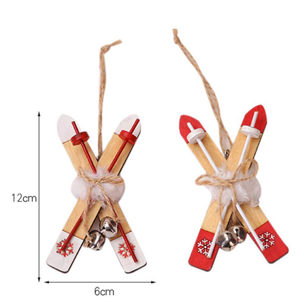 Phụ Kiện Trang Trí Giáng Sinh Bằng Gỗ Có Đèn Led Độc Đáo DIY
