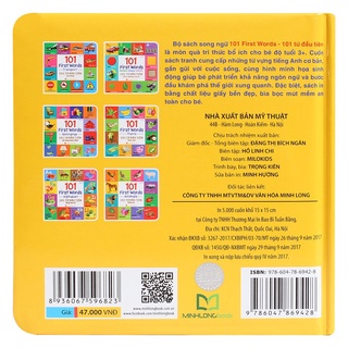 Sách: 101 First Words - Alphabet (101 Từ Đầu Tiên - Bảng Chữ Cái) - TSMN