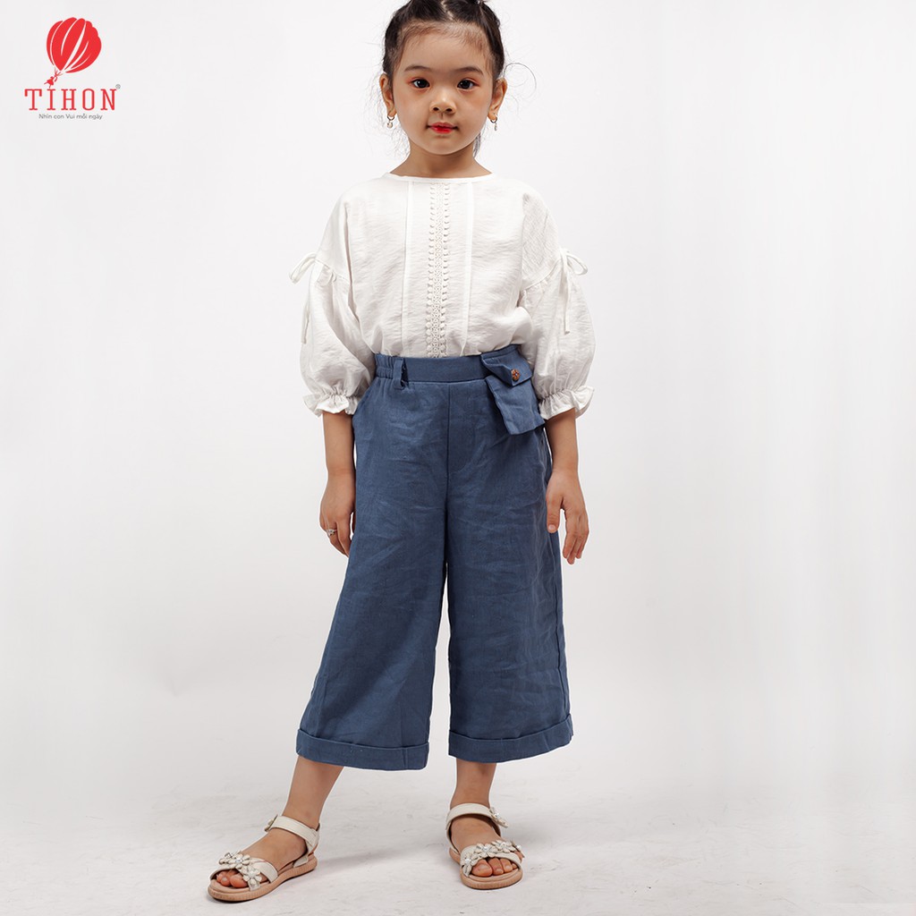 Quần Ống Rộng Cho Bé Gái TIHON Culottes Sành Điệu QĐ082024