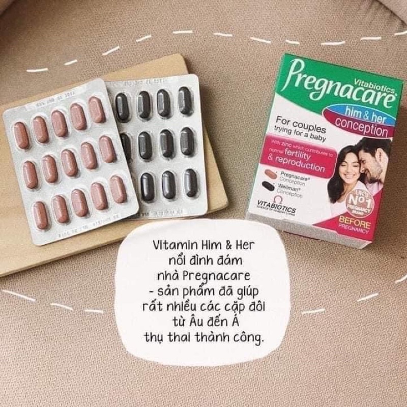 Viên uống Pregnacare Him and Her Conception