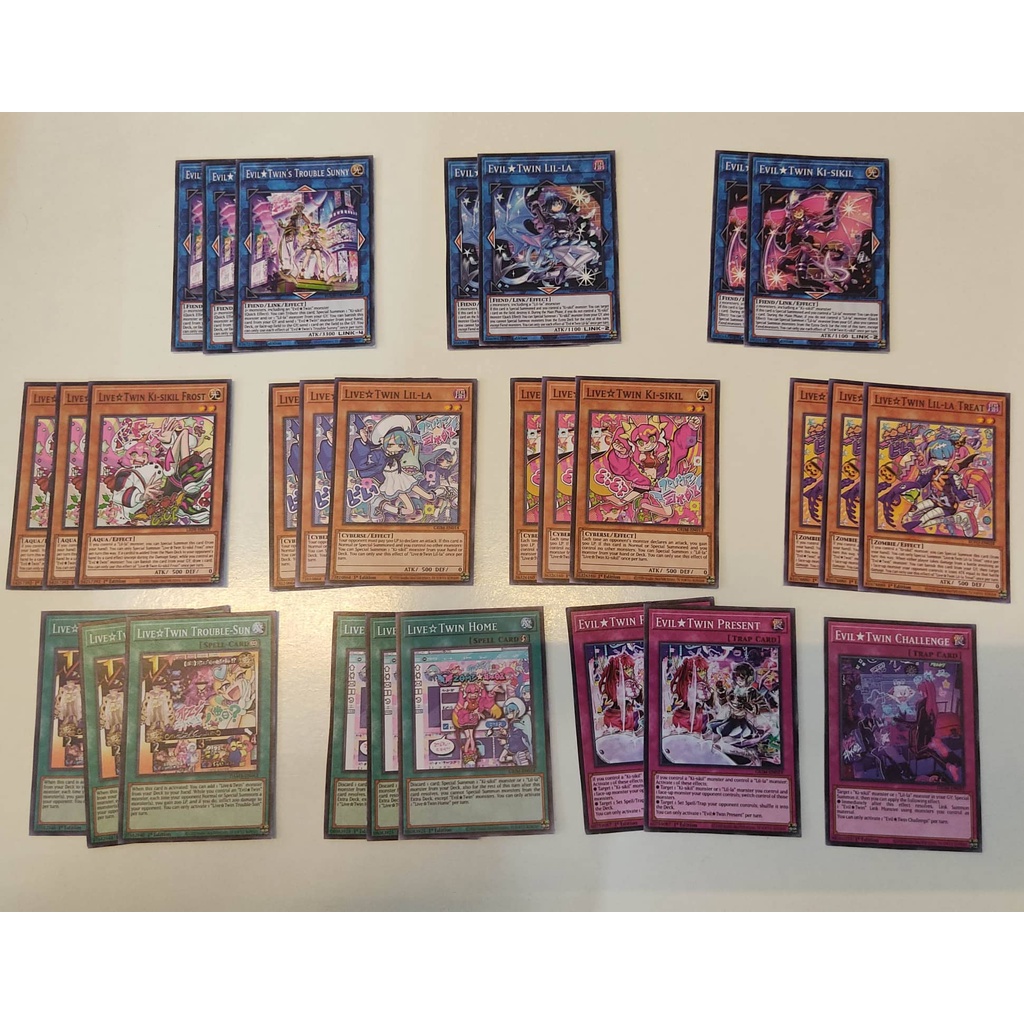 Bài Yu-gi-oh in theo set - live twin