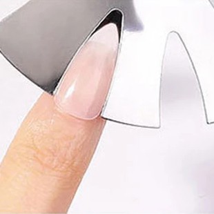 [Hàng mới về] Khuôn mẫu trang trí móng tay bằng thép không gỉ