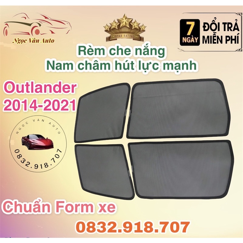 Rèm Che Nắng Nam Châm Outlander 2014 - 2021 hàng loại 1