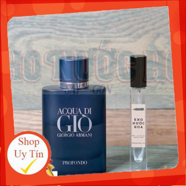 Nước Hoa 💘 Chính Hãng💘 Nước hoa dùng thử Giorgio Armani Acqua di Gio Profondo _🍭Hot🍭