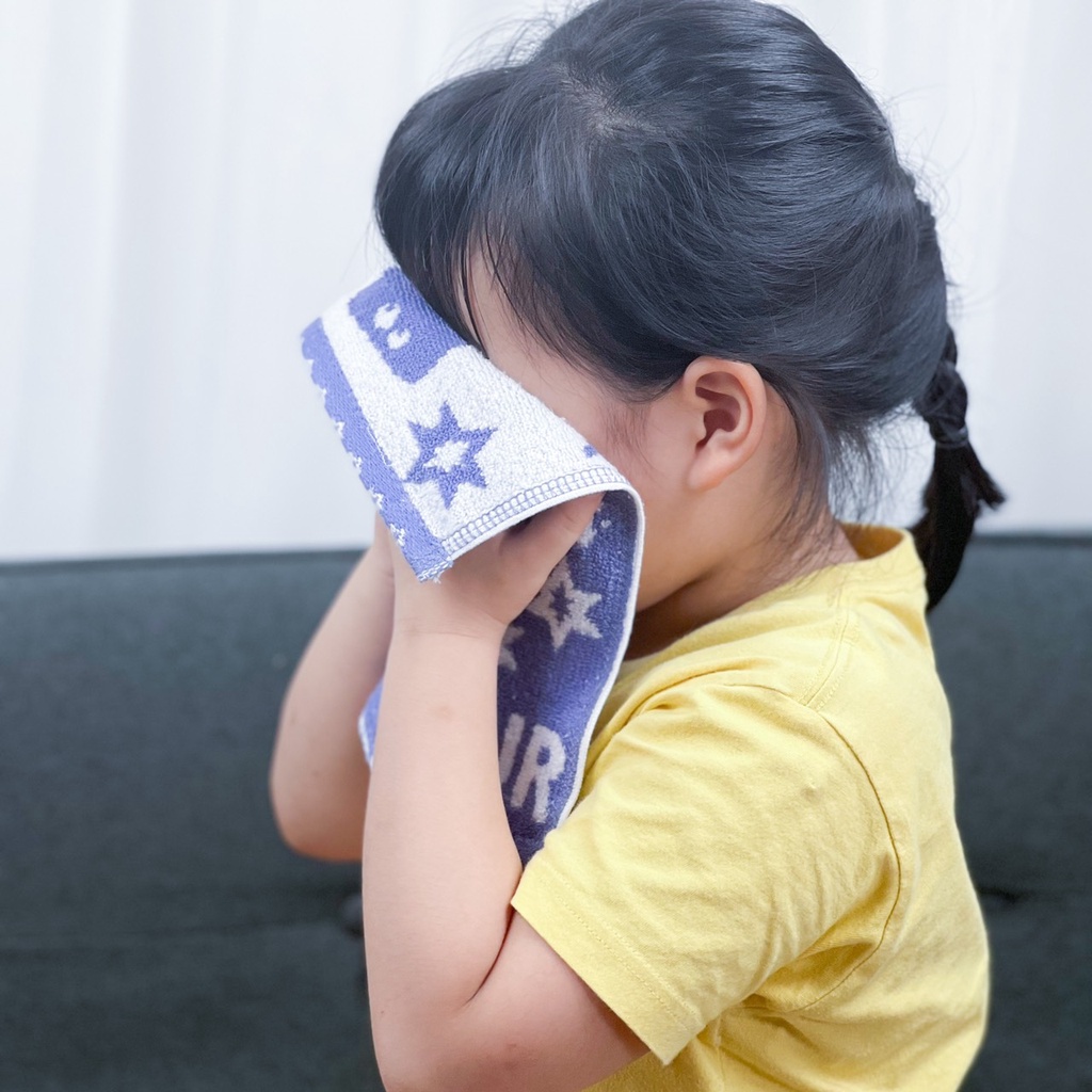 Khăn Mặt Cho Bé KIBA Hoạt Hình Ngộ Nghĩnh, Chất Cotton Dày Dặn, Thấm Hút Tốt, Êm, Mềm, Dịu Nhẹ Với Làn Da Bé