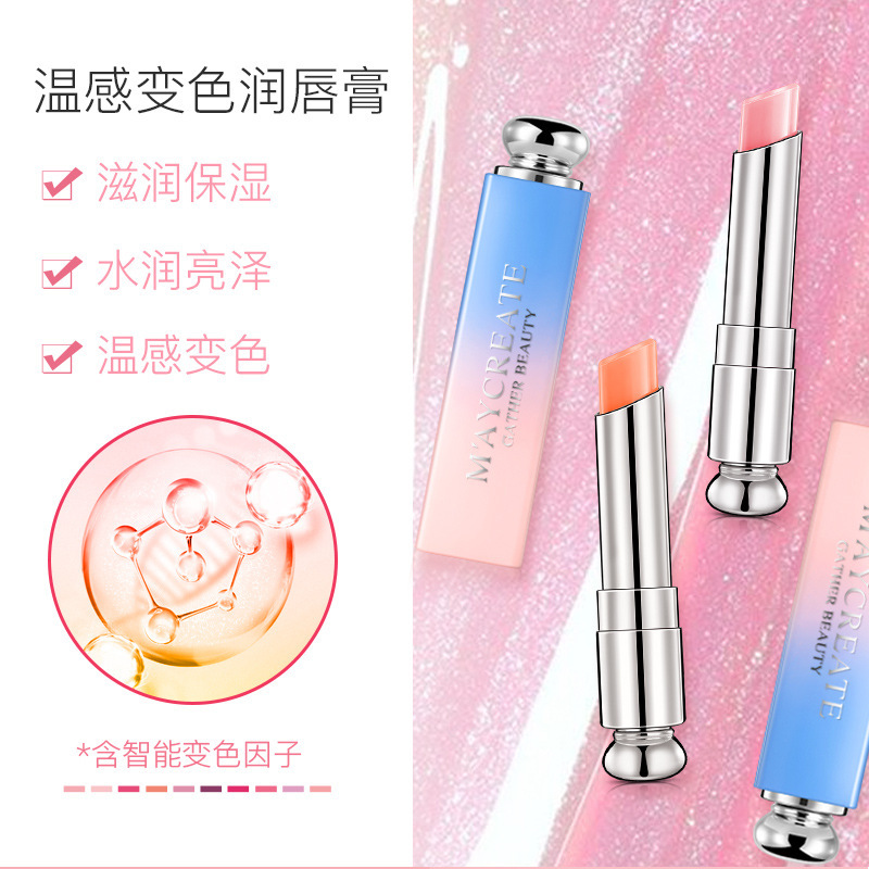 (hàng Mới Về) Son Môi Dưỡng Ẩm Lâu Trôi Không Thấm Nước Màu Gradient