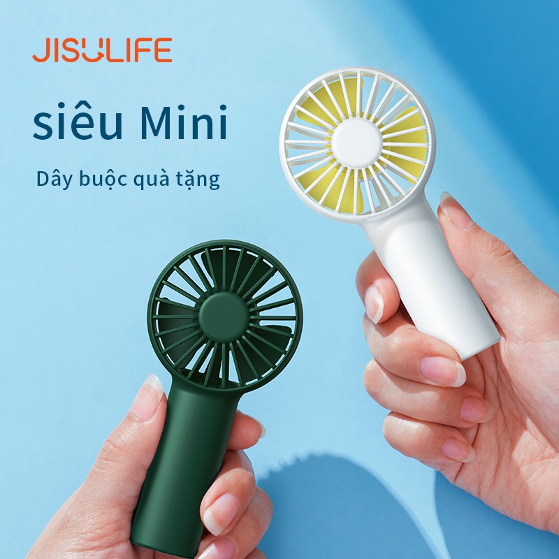 Quạt Mini JISULIFE Cầm Tay 2000 Mah Tiện Dụng