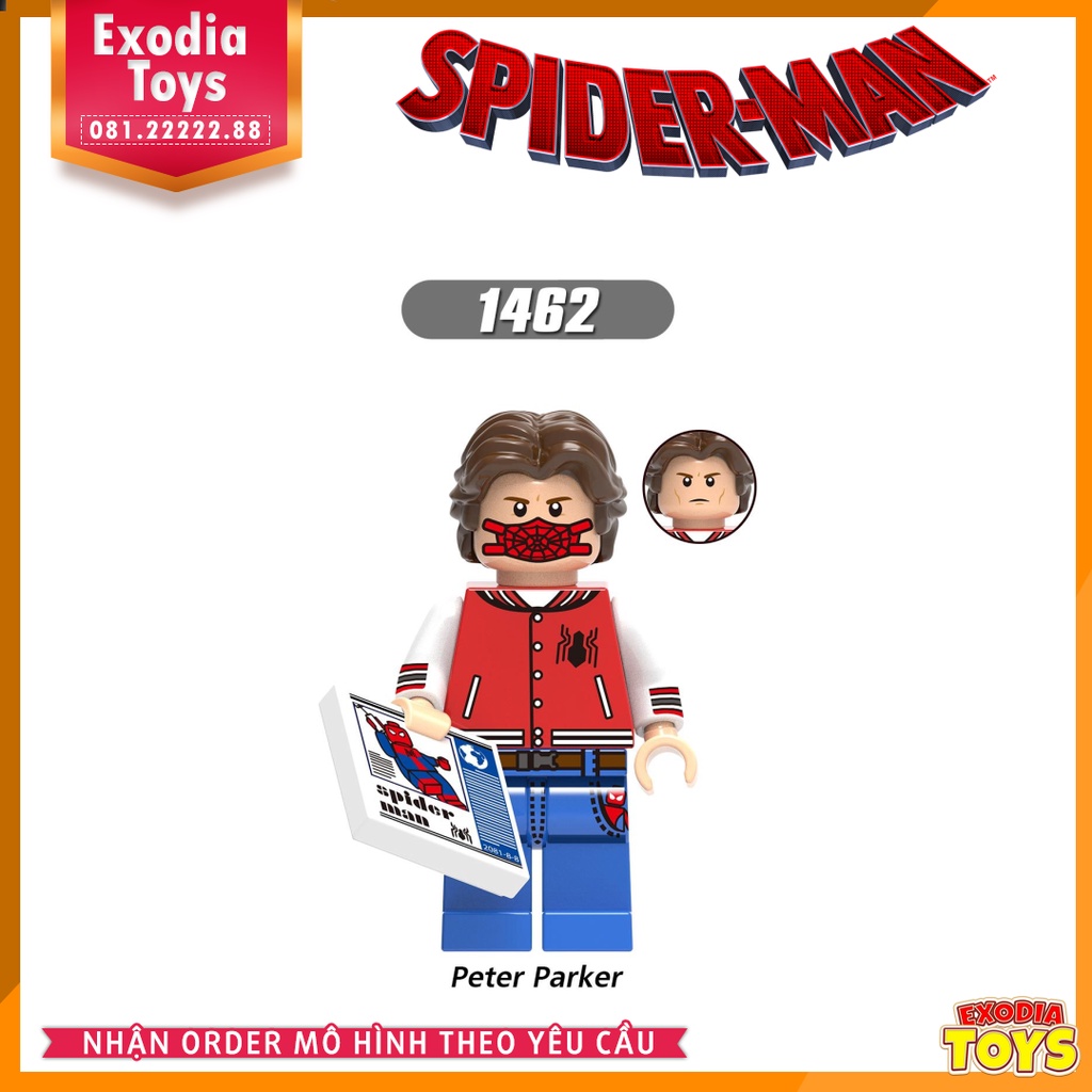 Xếp hình Minifigure các phiên bản Người Nhện Spider-Man - Đồ Chơi Lắp Ghép Sáng Tạo - X0282