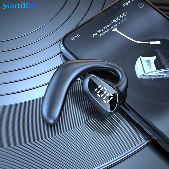 Tai Nghe Nhét Tai Yinrti100 M-k8 Kết Nối Bluetooth Chống Nước Phong Cách Doanh Nhân