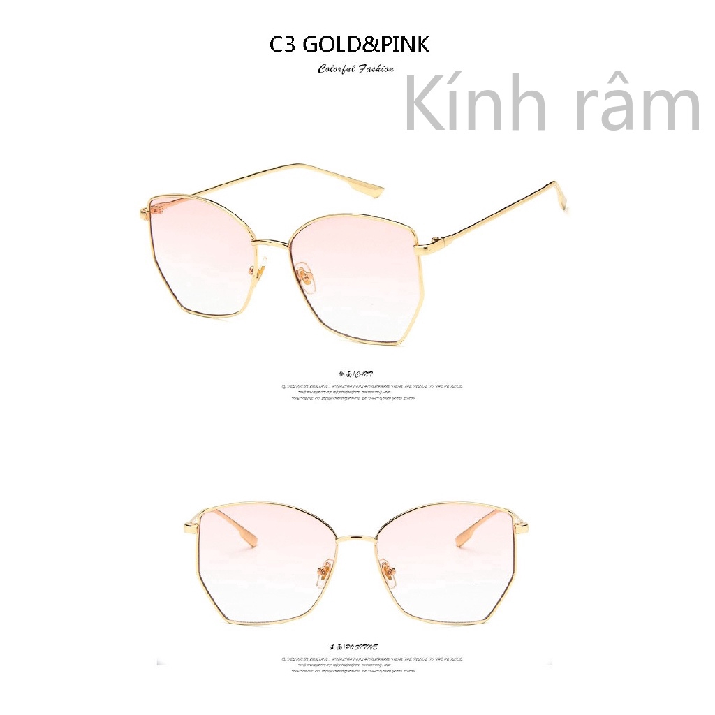 Kính mát gọng kim loại phong cách cổ điển cho nam