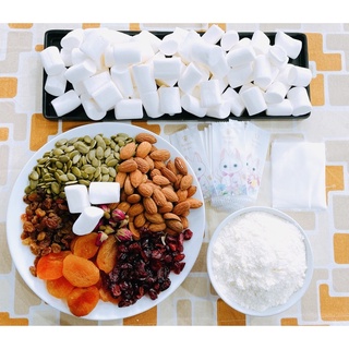 (Thành phẩm 60-100 kẹo) Set làm kẹo Nougat cơ bản 8 vị