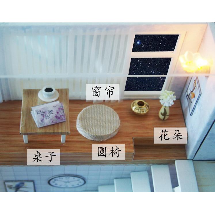 Mô hình nhà DIY Doll House M016